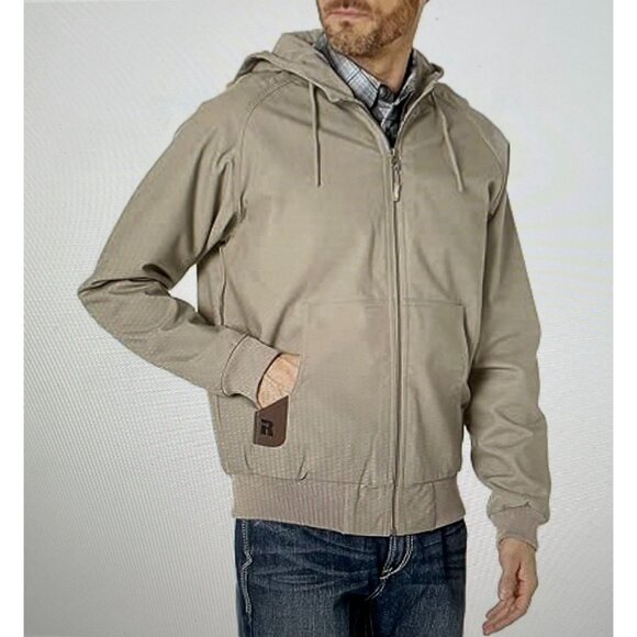 Wrangler Mens Work Horse Jacket L Water-Repellent Thermal Lining Lightweight - Picture 1 of 15